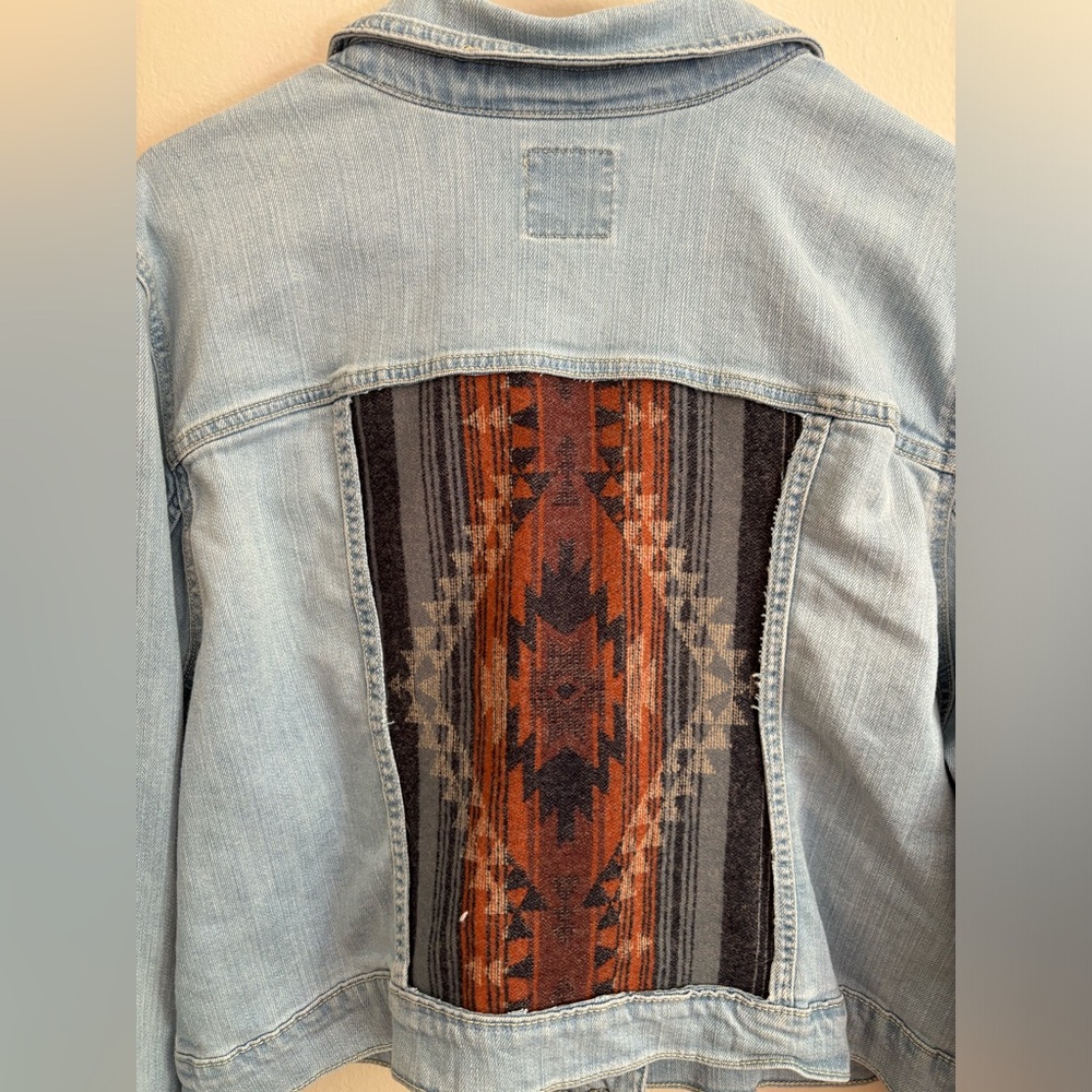 Denim Jacket with Pendleton Wool Fabric (2XL)